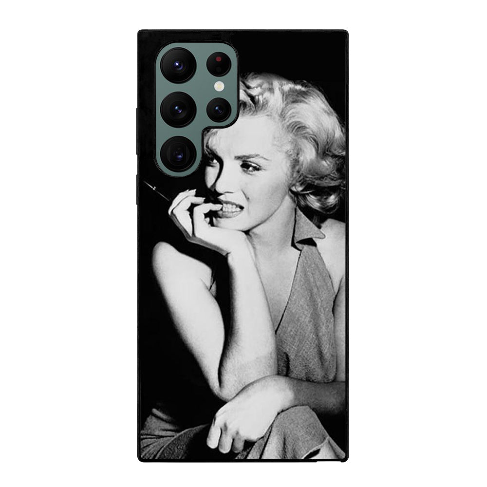 MARILYN MONROE BLACK WHITE Samsung Galaxy S22 Ultra Case Cover