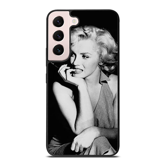 MARILYN MONROE BLACK WHITE Samsung Galaxy S22 Plus Case Cover