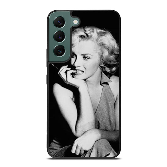 MARILYN MONROE BLACK WHITE Samsung Galaxy S22 Case Cover
