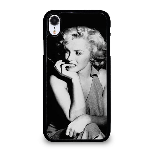 MARILYN MONROE BLACK WHITE iPhone XR Case Cover