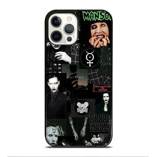 MARILYN MANSON COLLAGE iPhone 12 Pro Case Cover