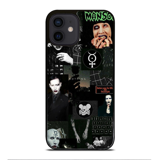 MARILYN MANSON COLLAGE iPhone 12 Mini Case Cover