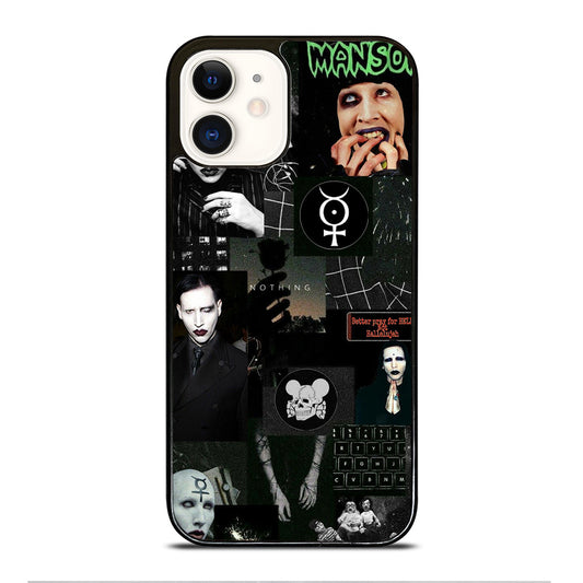 MARILYN MANSON COLLAGE iPhone 12 Case Cover