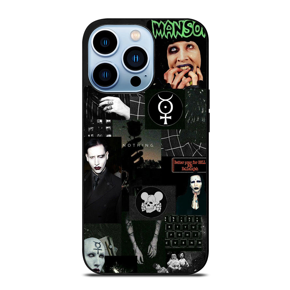 MARILYN MANSON COLLAGE iPhone 13 Pro Max Case Cover