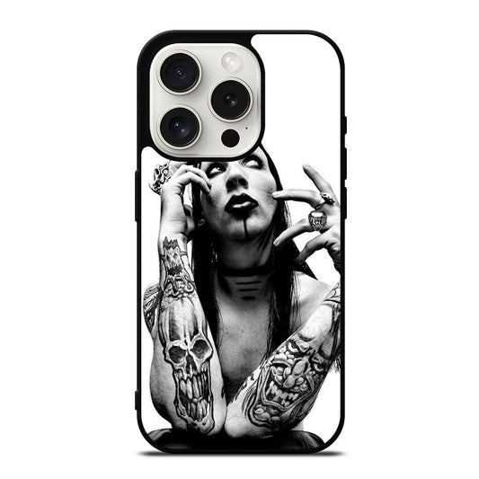 MARILYN MANSON SINGER iPhone 15 Pro Case Cover