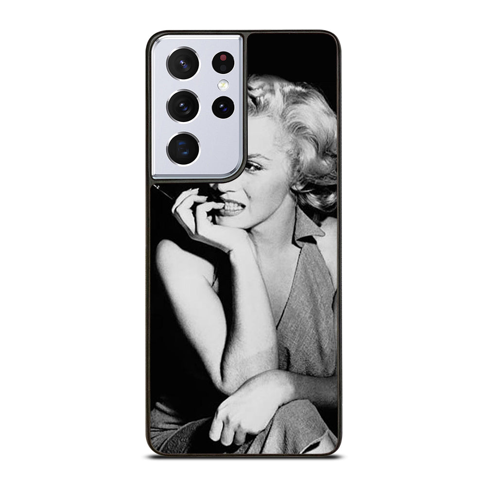 MARILYN MONROE BLACK WHITE Samsung Galaxy S21 Ultra Case Cover