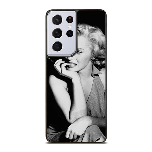 MARILYN MONROE BLACK WHITE Samsung Galaxy S21 Ultra Case Cover