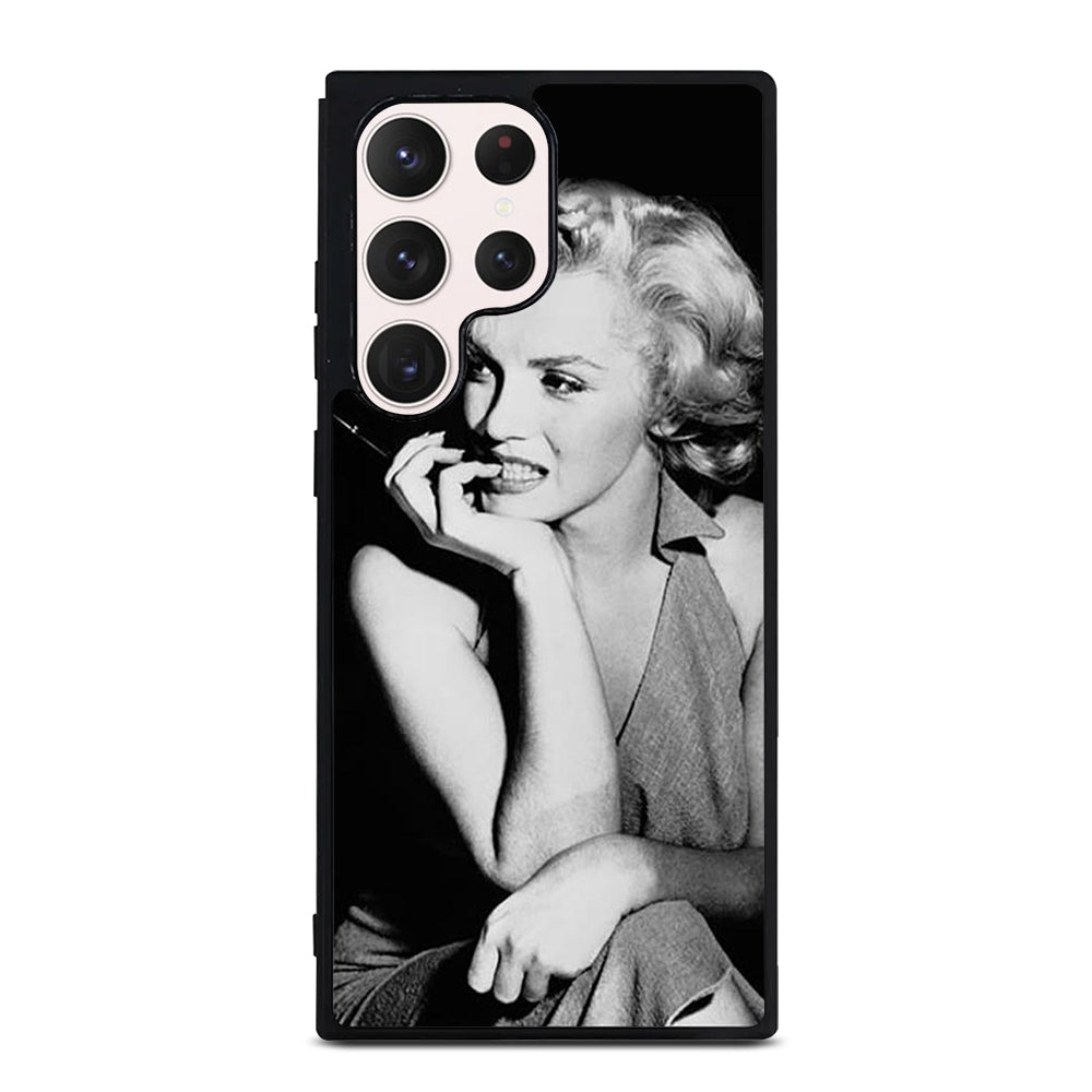 MARILYN MONROE BLACK WHITE Samsung Galaxy S23 Ultra Case Cover