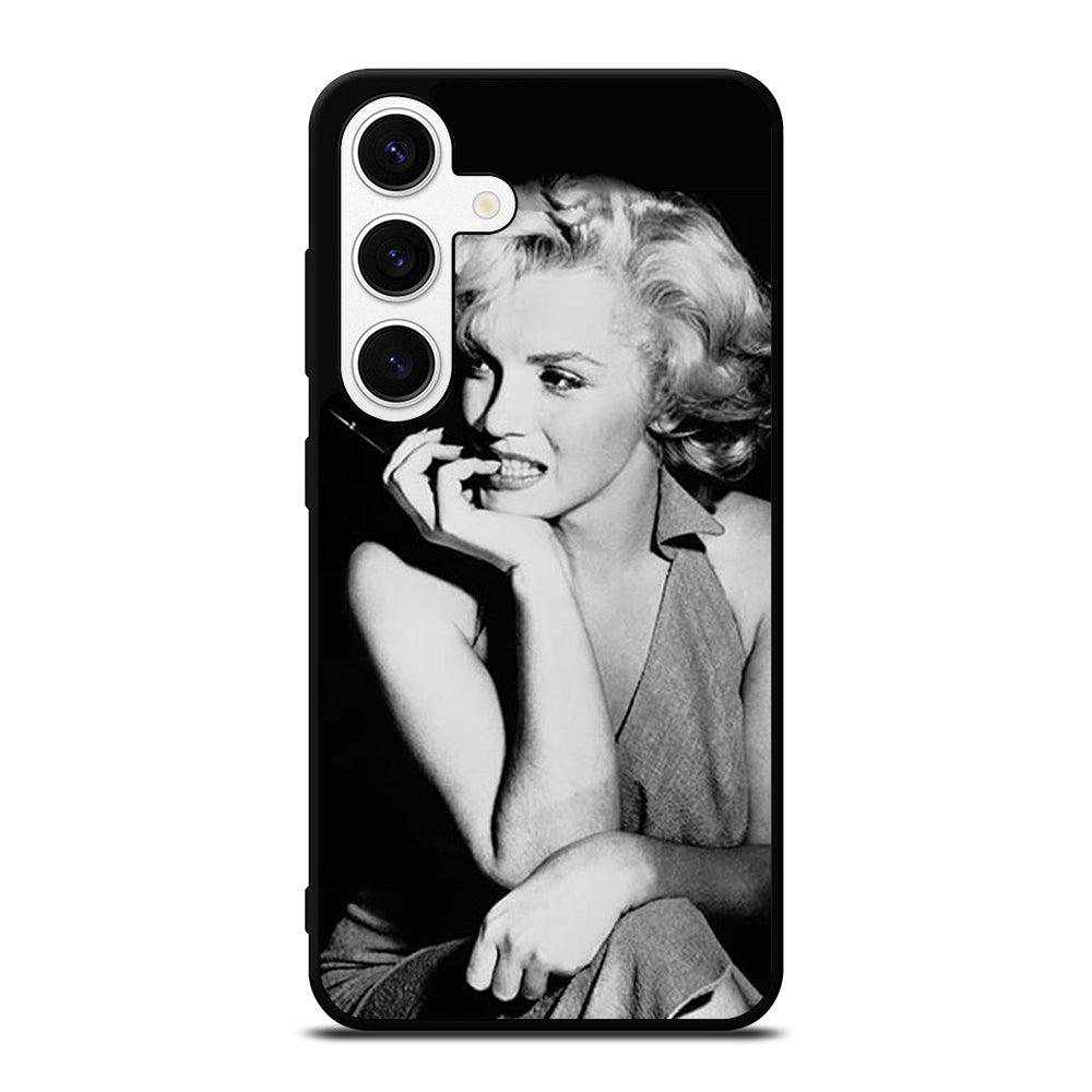 MARILYN MONROE BLACK WHITE Samsung Galaxy S24 Case Cover