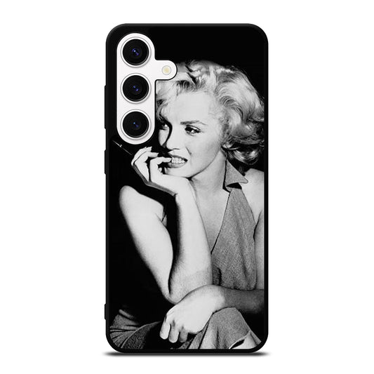 MARILYN MONROE BLACK WHITE Samsung Galaxy S24 Case Cover
