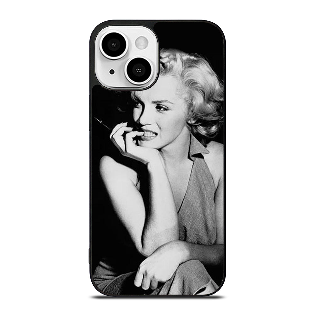MARILYN MONROE BLACK WHITE iPhone 13 Mini Case Cover