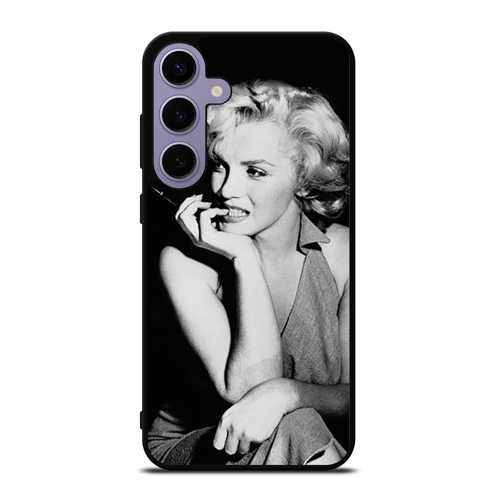 MARILYN MONROE BLACK WHITE Samsung Galaxy S24 Plus Case Cover