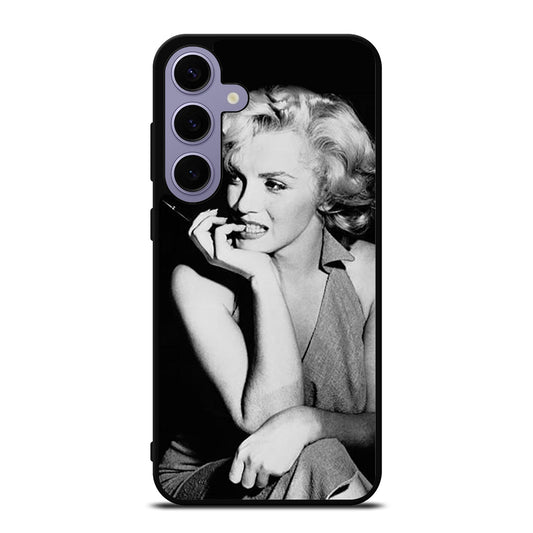 MARILYN MONROE BLACK WHITE Samsung Galaxy S24 Plus Case Cover