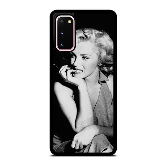 MARILYN MONROE BLACK WHITE Samsung Galaxy S20 Case Cover