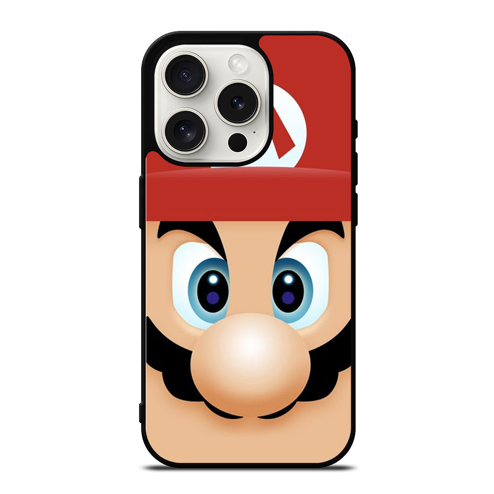 MARIO BROSS FACE iPhone 15 Pro Case Cover
