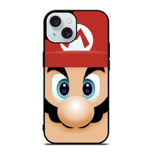 MARIO BROSS FACE iPhone 15 Case Cover