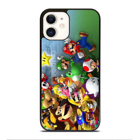 MARIO BROS ALL CHARACTER iPhone 12 Case Cover