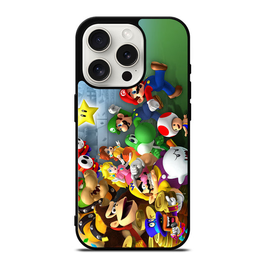 MARIO BROS ALL CHARACTER iPhone 15 Pro Case Cover