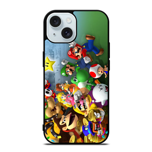 MARIO BROS ALL CHARACTER iPhone 15 Case Cover