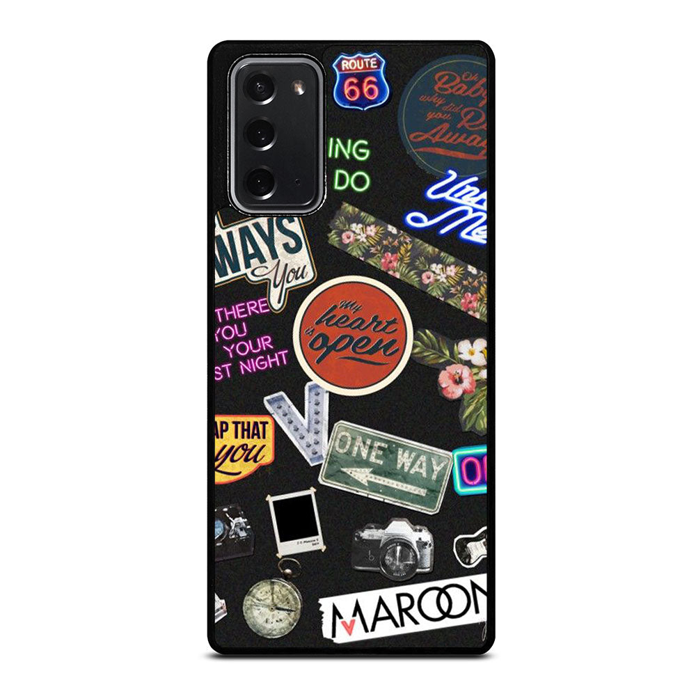 MAROON 5 PATTERN Samsung Galaxy Note 20 Case Cover