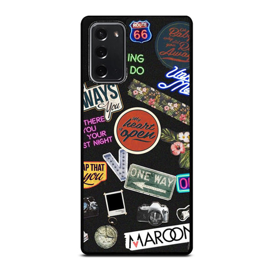 MAROON 5 PATTERN Samsung Galaxy Note 20 Case Cover