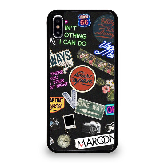 MAROON 5 PATTERN iPhone XS Max Case Cover