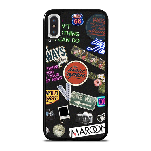 MAROON 5 PATTERN iPhone X / XS Case Cover