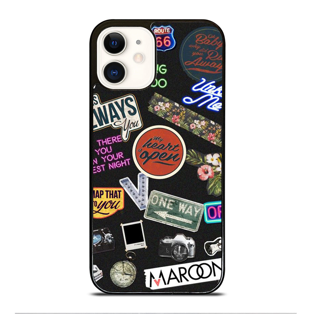 MAROON 5 PATTERN iPhone 12 Case Cover