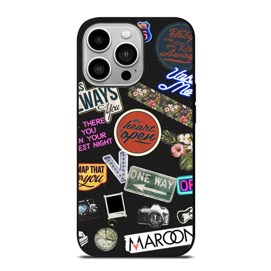 MAROON 5 PATTERN iPhone 14 Pro Case Cover