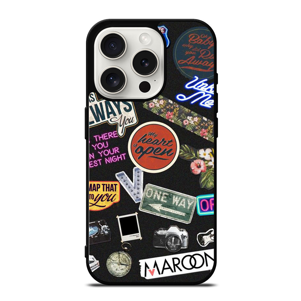 MAROON 5 PATTERN iPhone 15 Pro Case Cover