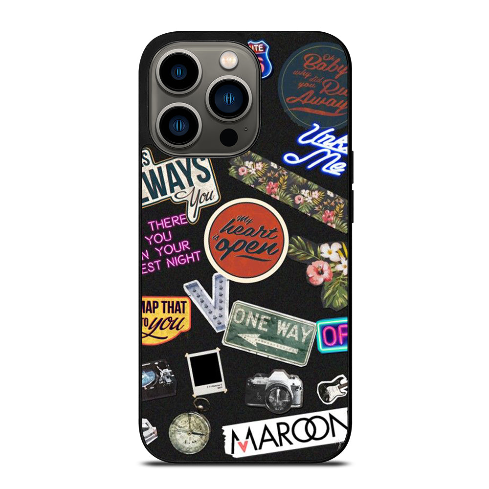 MAROON 5 PATTERN iPhone 13 Pro Case Cover
