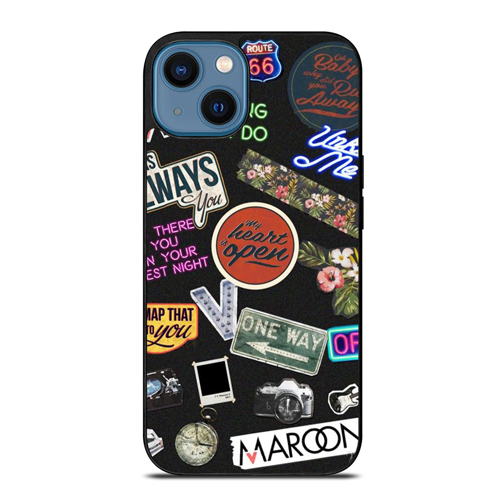 MAROON 5 PATTERN iPhone 14 Case Cover