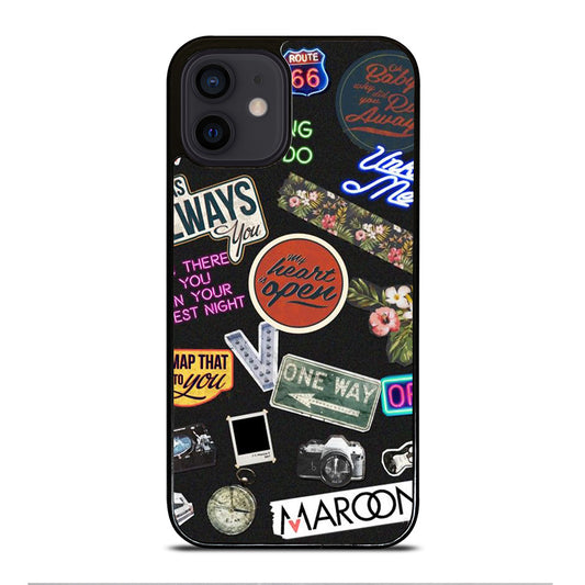 MAROON 5 PATTERN iPhone 12 Mini Case Cover