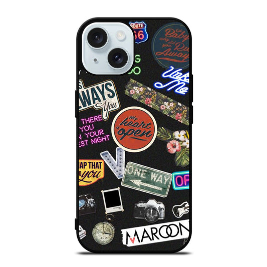 MAROON 5 PATTERN iPhone 15 Case Cover