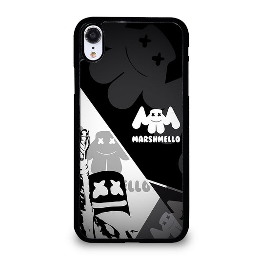 MARSHMELLO BLACK WHITE iPhone XR Case Cover