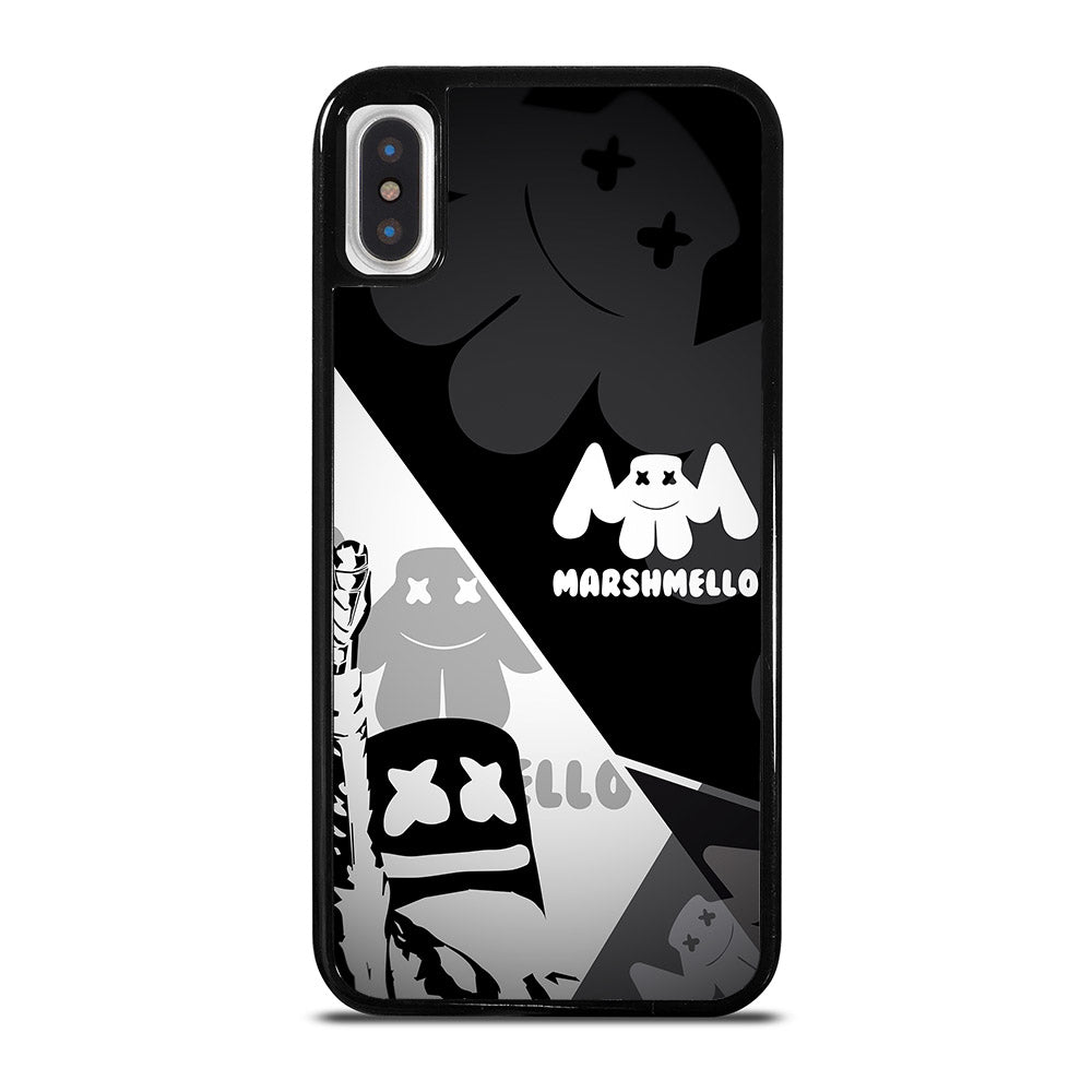 MARSHMELLO BLACK WHITE iPhone X / XS Case Cover