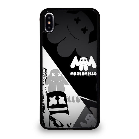 MARSHMELLO BLACK WHITE iPhone XS Max Case Cover