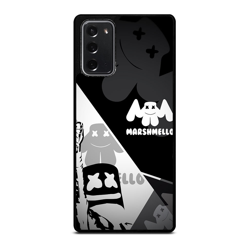 MARSHMELLO BLACK WHITE Samsung Galaxy Note 20 Case Cover