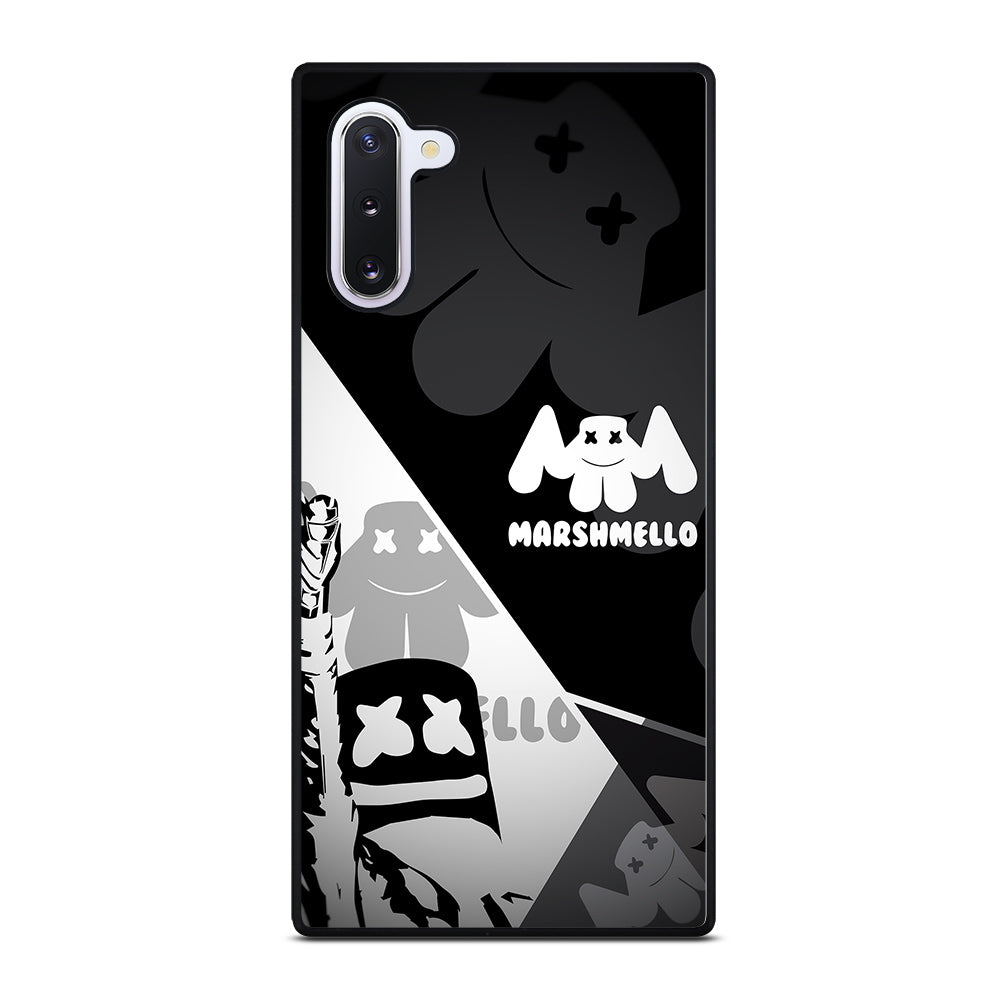 MARSHMELLO BLACK WHITE Samsung Galaxy Note 10 Case Cover