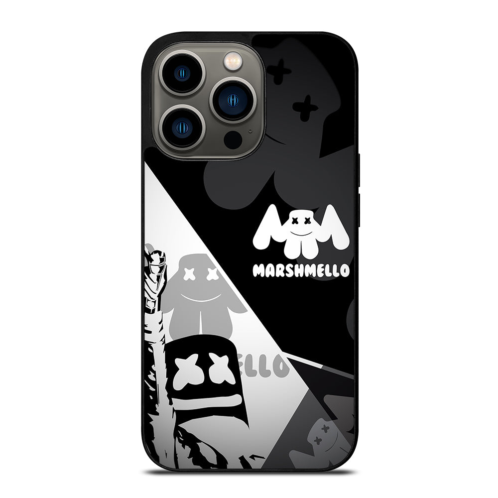 MARSHMELLO BLACK WHITE iPhone 13 Pro Case Cover