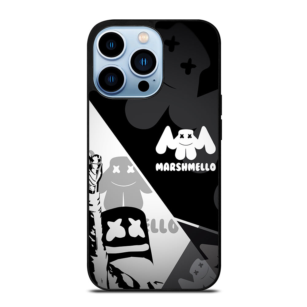 MARSHMELLO BLACK WHITE iPhone 13 Pro Max Case Cover