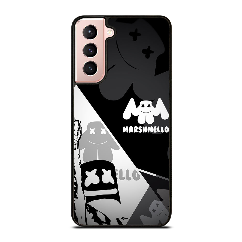 MARSHMELLO BLACK WHITE Samsung Galaxy S21 Case Cover