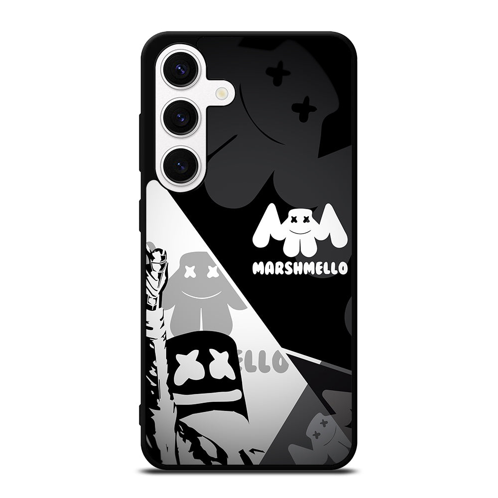 MARSHMELLO BLACK WHITE Samsung Galaxy S24 Case Cover