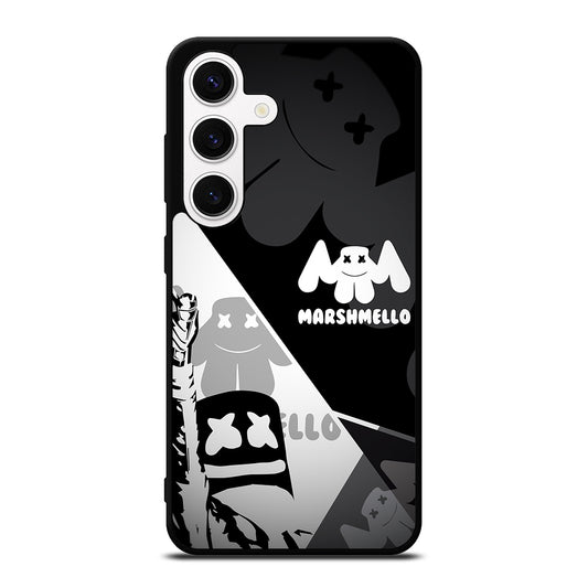 MARSHMELLO BLACK WHITE Samsung Galaxy S24 Case Cover