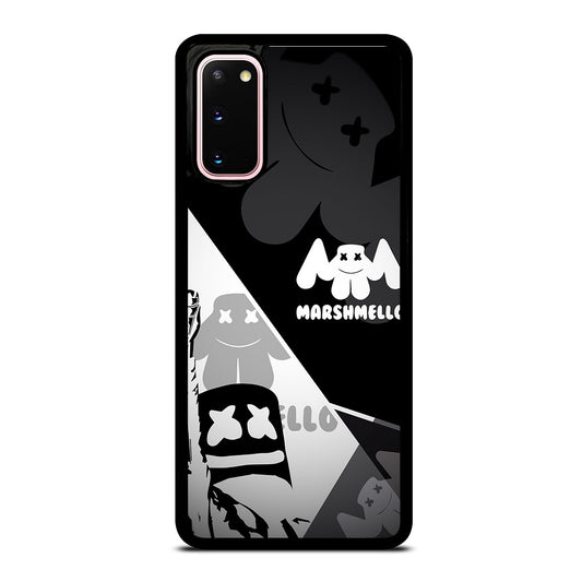 MARSHMELLO BLACK WHITE Samsung Galaxy S20 Case Cover