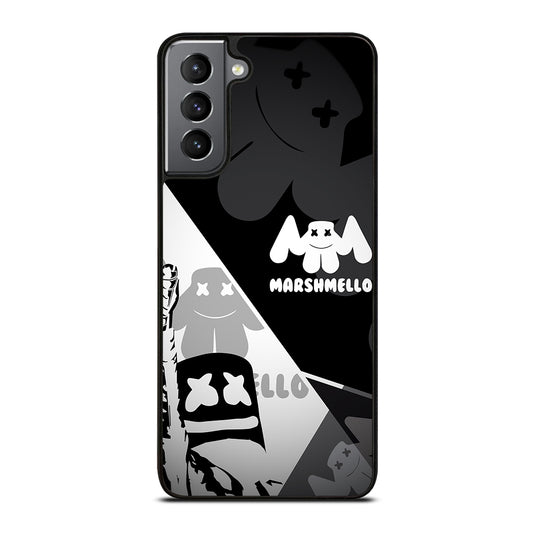 MARSHMELLO BLACK WHITE Samsung Galaxy S21 Plus Case Cover