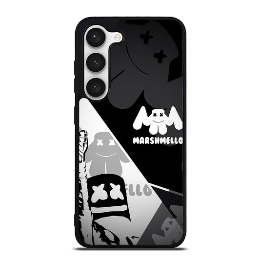 MARSHMELLO BLACK WHITE Samsung Galaxy S23 Case Cover