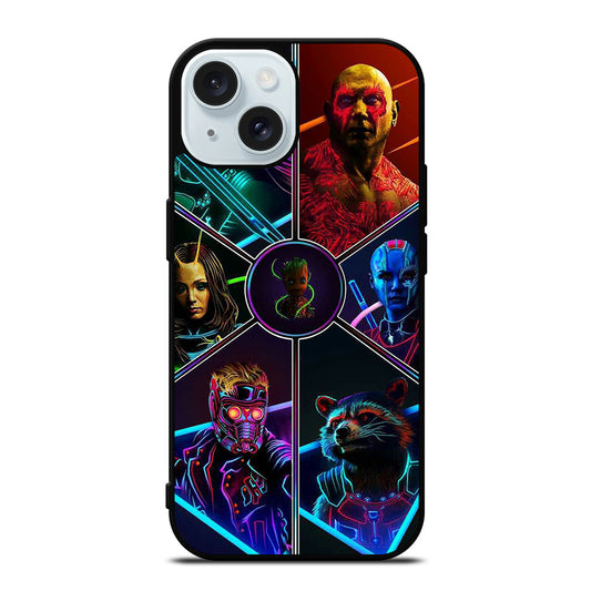 MARVEL GUARDIANS OF THE GALAXY 2 iPhone 15 Case Cover