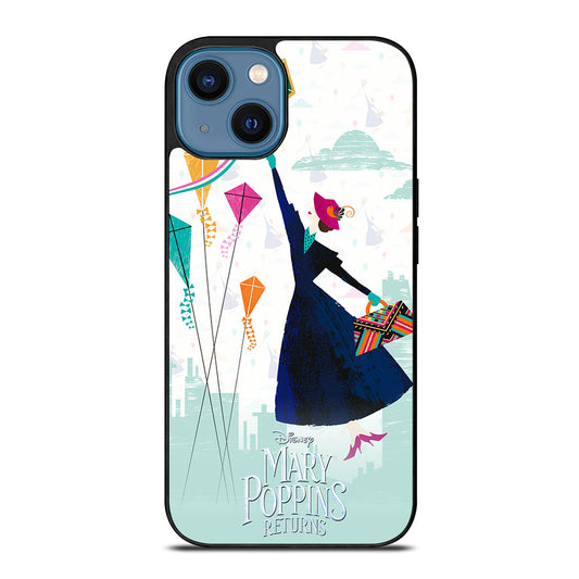 MARY POPPINS ART DISNEY iPhone 14 Case Cover