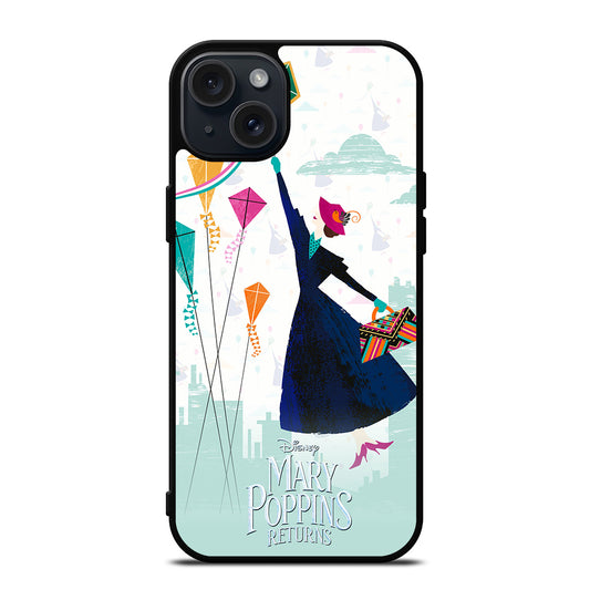 MARY POPPINS ART DISNEY iPhone 15 Plus Case Cover